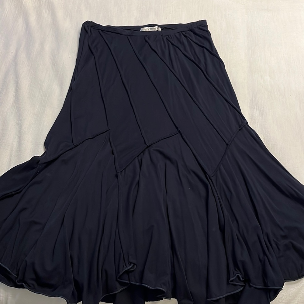 Navy Midi Skirt